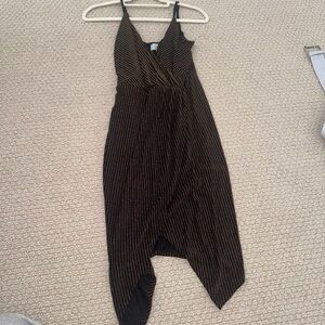 Veronica M Shimmering Black and Gold Top